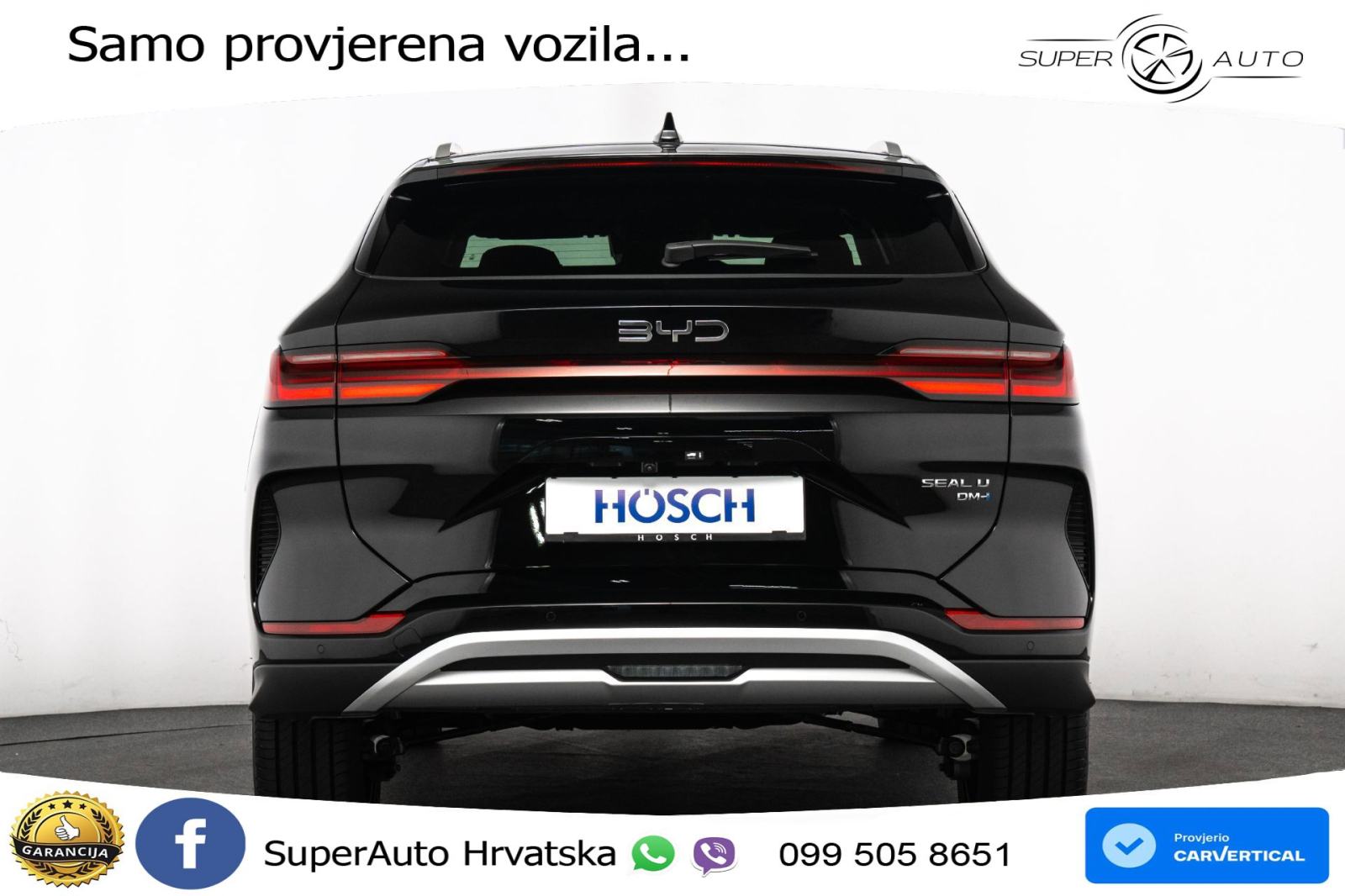 NOVO BYD Seal U DM-i 1.5L Aut. Boost 218 KS, ACC+360+GR SJED+PANO+HEAD, fotografija 6