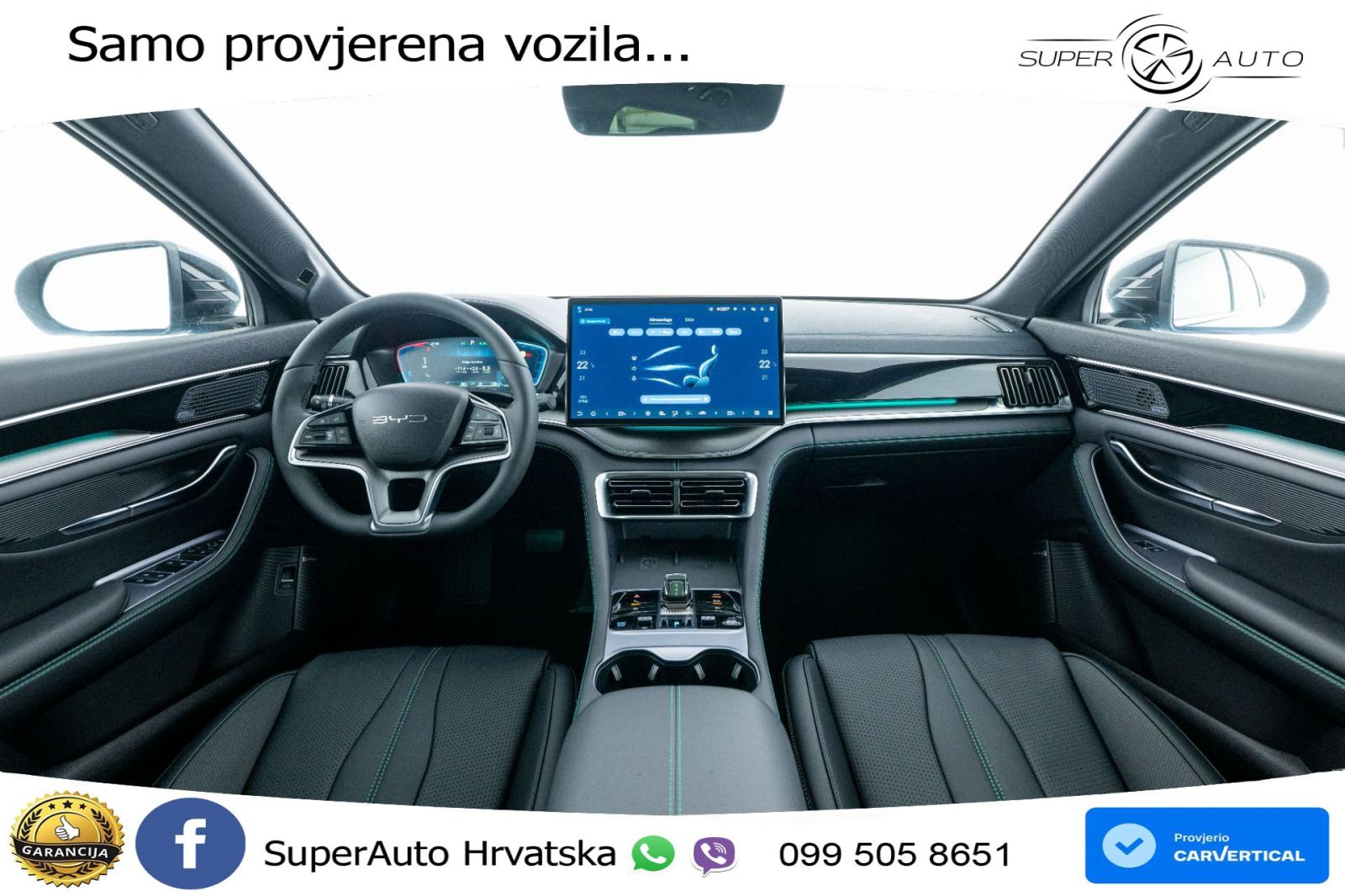 NOVO BYD Seal U DM-i 1.5L Aut. Boost 218 KS, ACC+360+GR SJED+PANO+HEAD, fotografija 7
