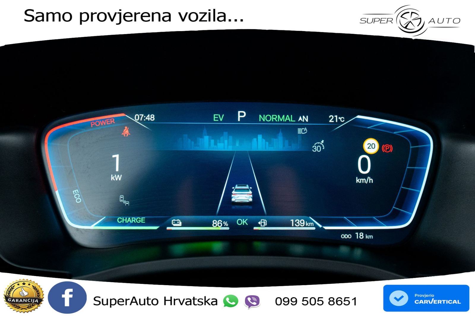 NOVO BYD Seal U DM-i 1.5L Aut. Boost 218 KS, ACC+360+GR SJED+PANO+HEAD, fotografija 9