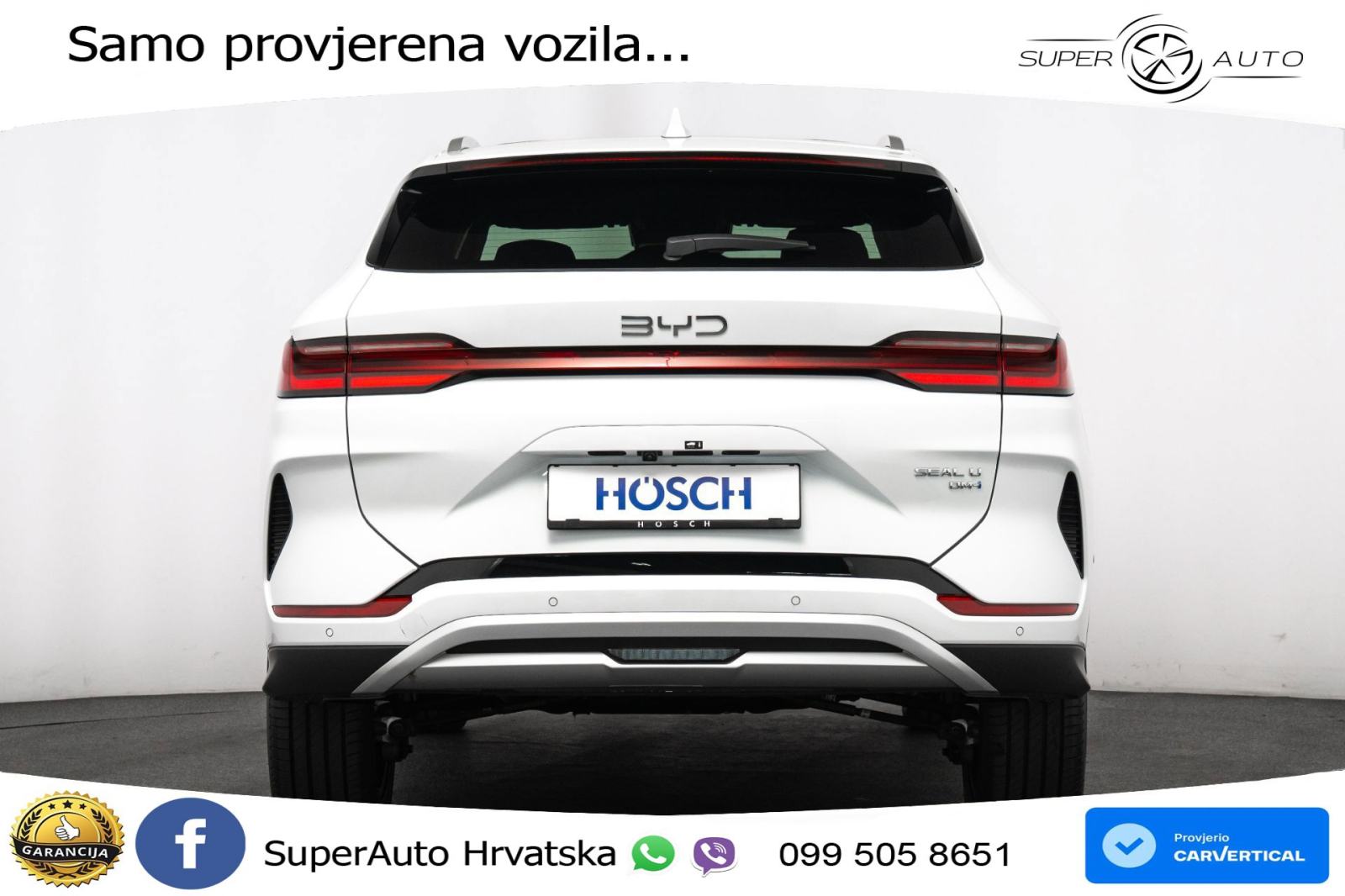 NOVO BYD Seal U DM-i 1.5L Aut. Boost 218 KS, ACC+360+GR SJED+PANO+HEAD, fotografija 6