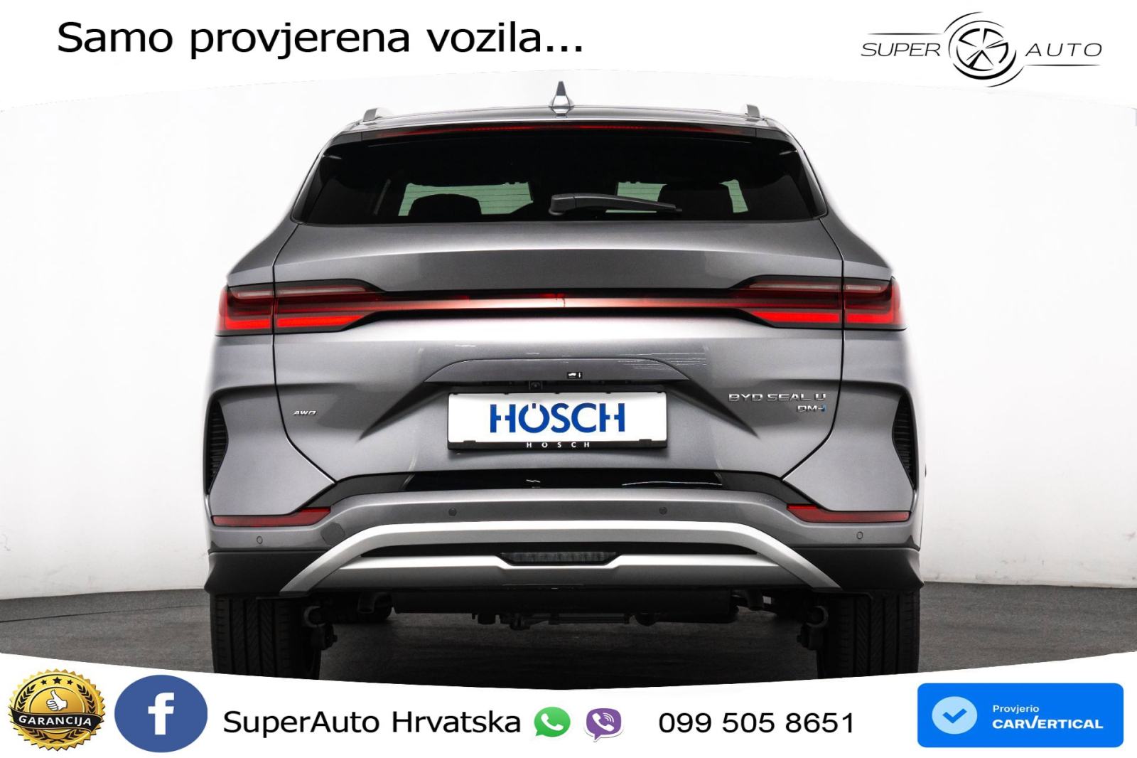 BYD Seal U DM-i 1.5L AWD Aut. Design 324 KS, ACC+360+GR SJED+PANO+HEAD, fotografija 6