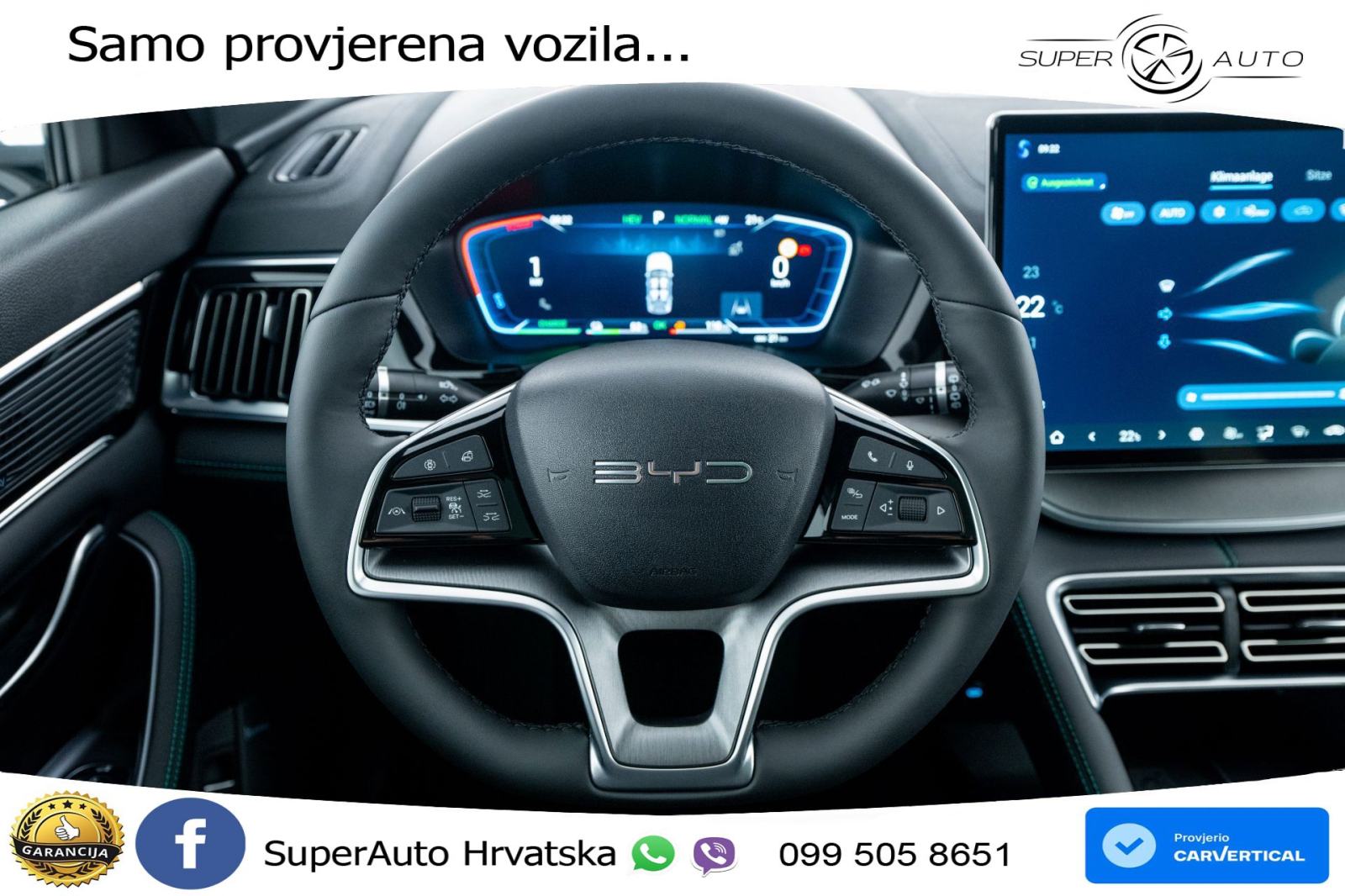 BYD Seal U DM-i 1.5L AWD Aut. Design 324 KS, ACC+360+GR SJED+PANO+HEAD, fotografija 8