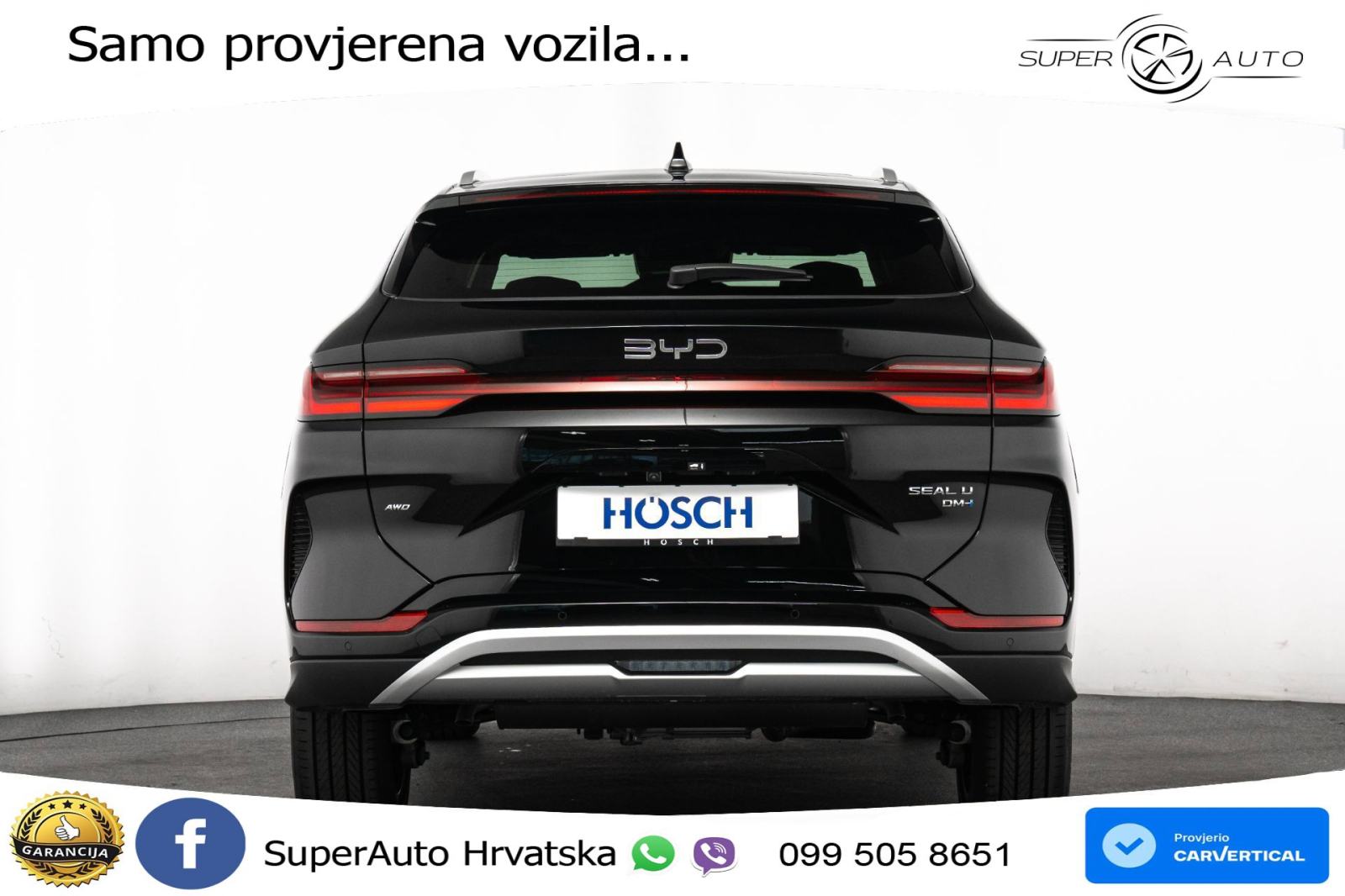NOVO BYD Seal U DM-i 1.5L AWD Aut. Design 324 KS, ACC+360+GR SJED+PANO, fotografija 6