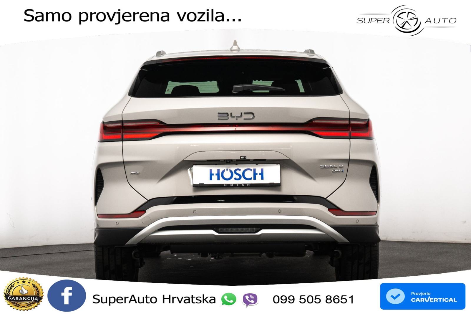 NOVO BYD Seal U DM-i 1.5L AWD Aut. Design 324 KS, ACC+360+GR SJED+PANO, fotografija 6