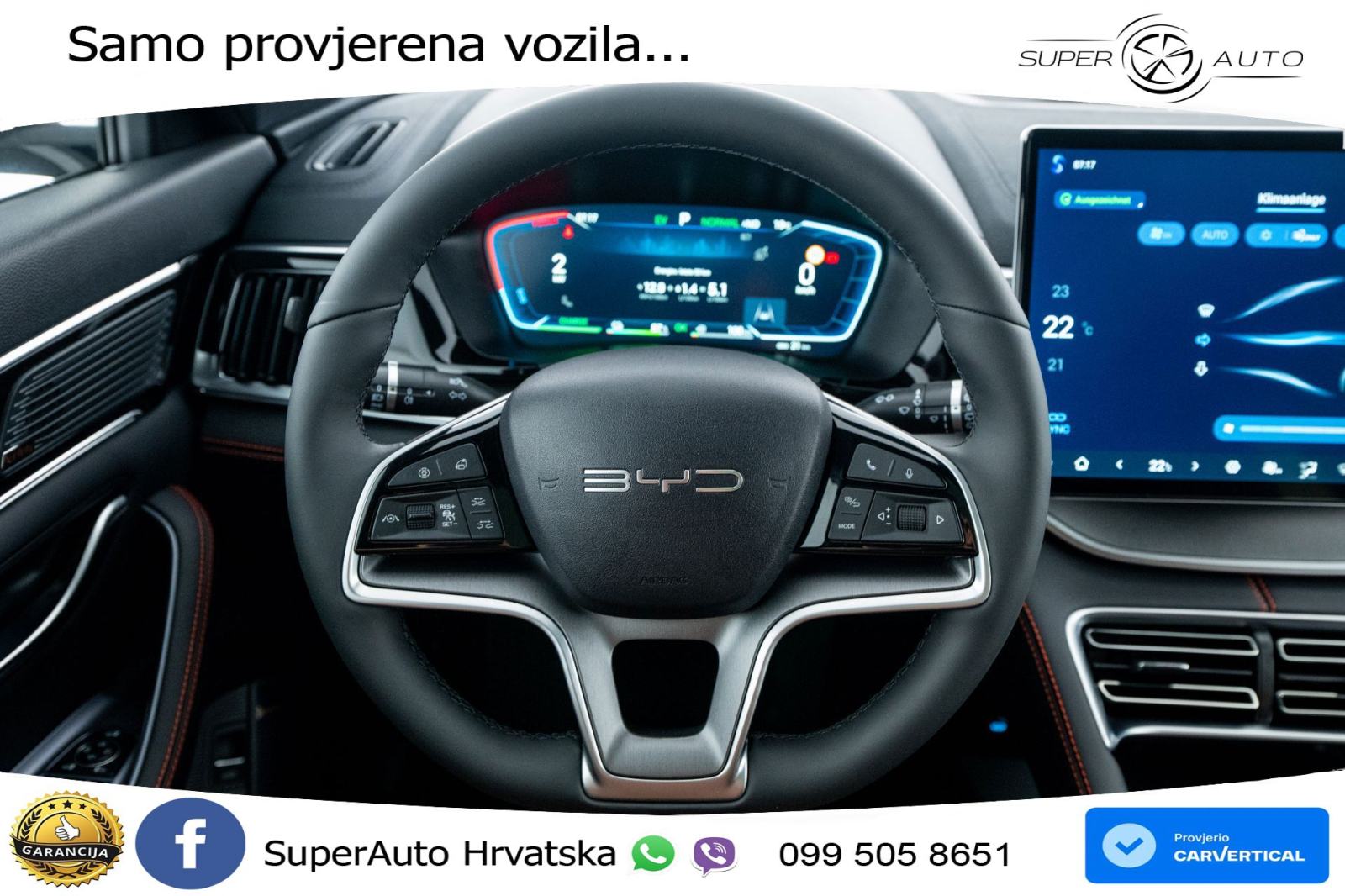 NOVO BYD Seal U DM-i 1.5L AWD Aut. Design 324 KS, ACC+360+GR SJED+PANO, fotografija 8