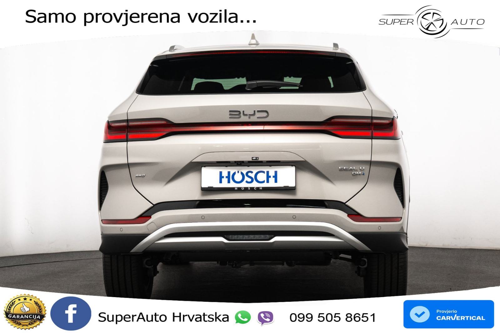 NOVO BYD Seal U DM-i 1.5L AWD Aut. Design 324 KS, ACC+360+GR SJED+PANO, fotografija 6