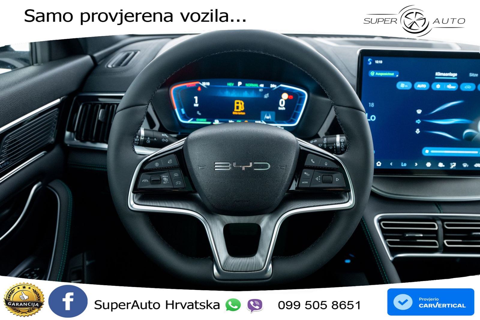 NOVO BYD Seal U DM-i 1.5L AWD Aut. Design 324 KS, ACC+360+GR SJED+PANO, fotografija 8
