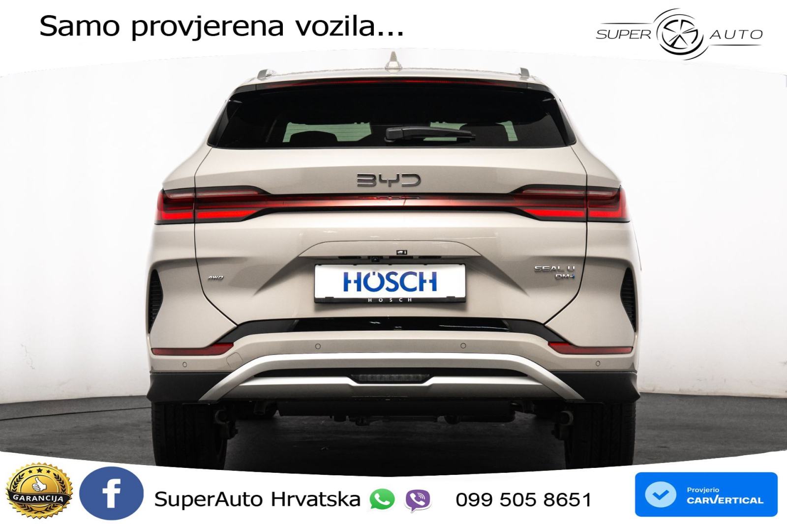 NOVO BYD Seal U DM-i 1.5L AWD Aut. Design 324 KS, ACC+360+GR SJED+PANO, fotografija 6
