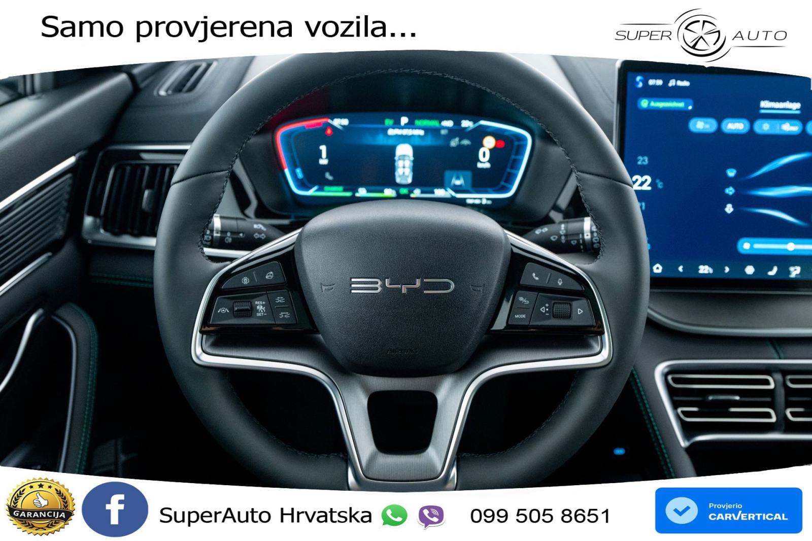 NOVO BYD Seal U DM-i 1.5L AWD Aut. Design 324 KS, ACC+360+GR SJED+PANO, fotografija 8