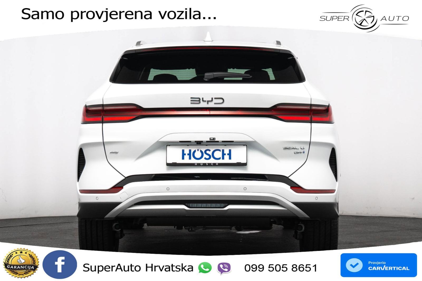 NOVO BYD Seal U DM-i 1.5L AWD Aut. Design 324 KS, ACC+360+GR SJED+PANO, fotografija 6