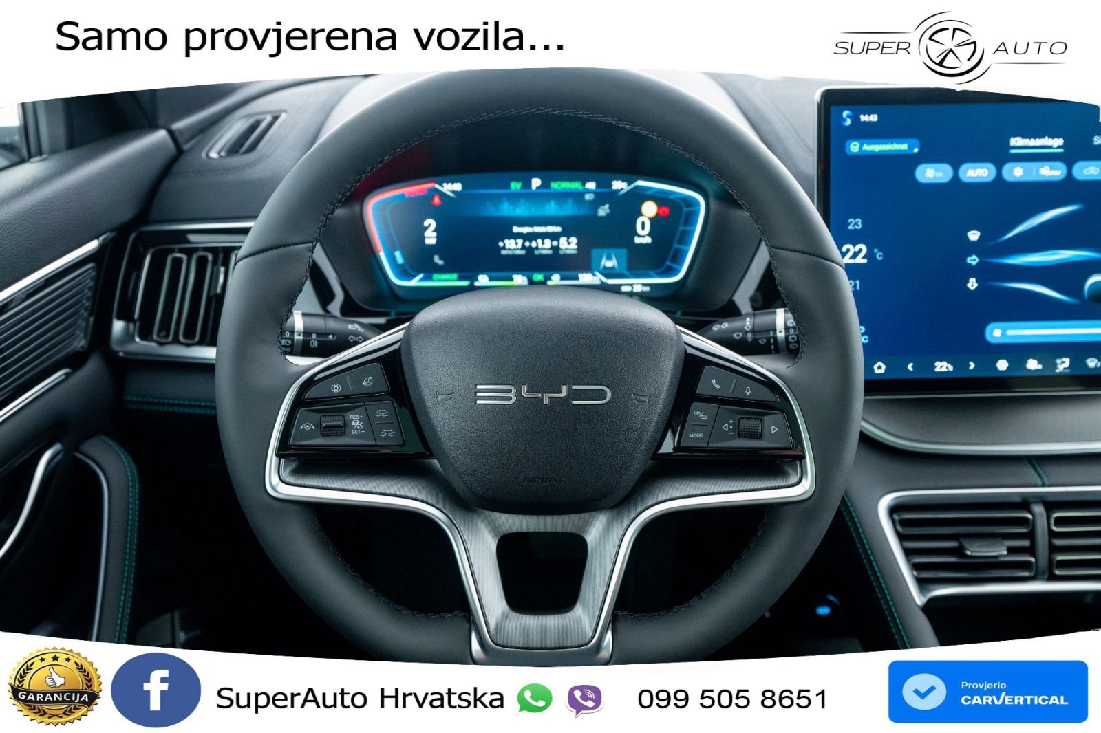 NOVO BYD Seal U DM-i 1.5L AWD Aut. Design 324 KS, ACC+360+GR SJED+PANO, fotografija 8