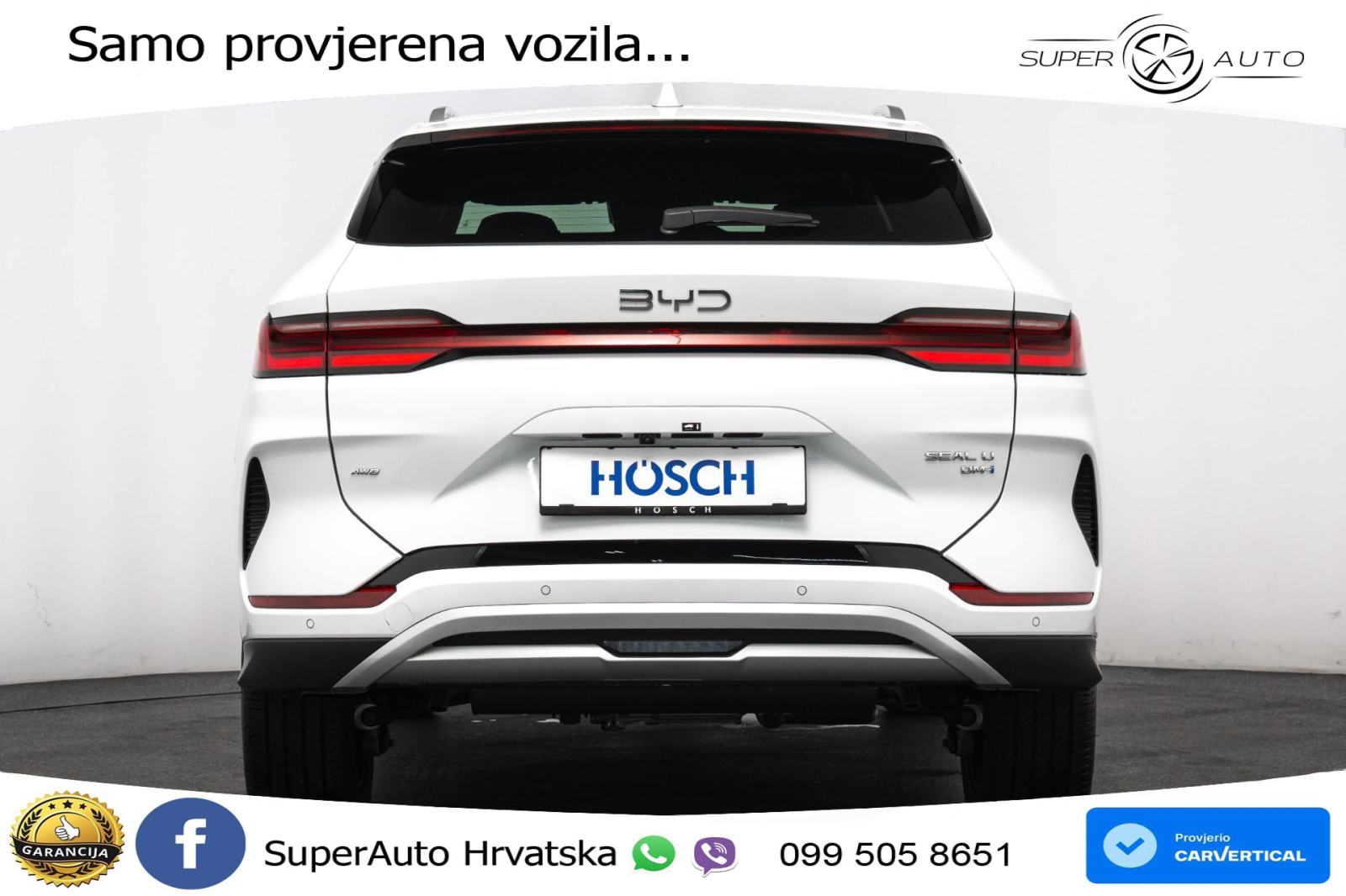 NOVO BYD Seal U DM-i 1.5L AWD Aut. Design 324 KS, ACC+360+GR SJED+PANO, fotografija 6