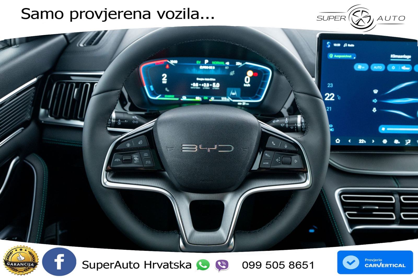 NOVO BYD Seal U DM-i 1.5L AWD Aut. Design 324 KS, ACC+360+GR SJED+PANO, fotografija 8