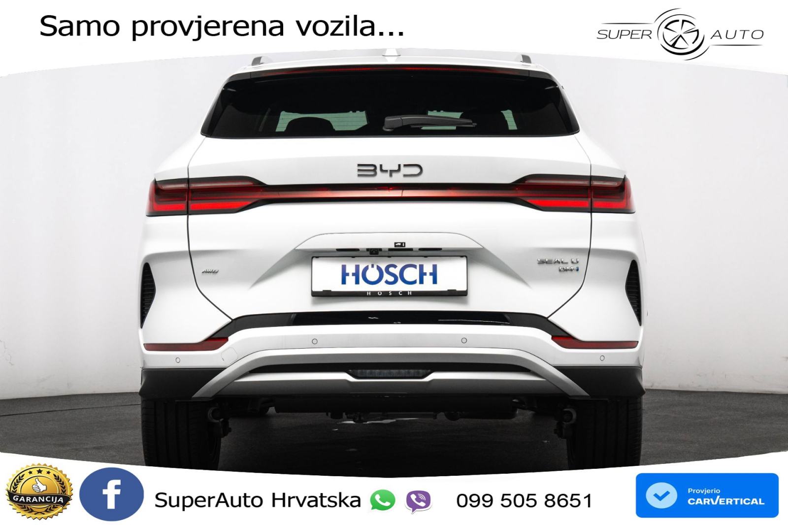 NOVO BYD Seal U DM-i 1.5L AWD Aut. Design 324 KS, ACC+360+GR SJED+PANO, fotografija 6