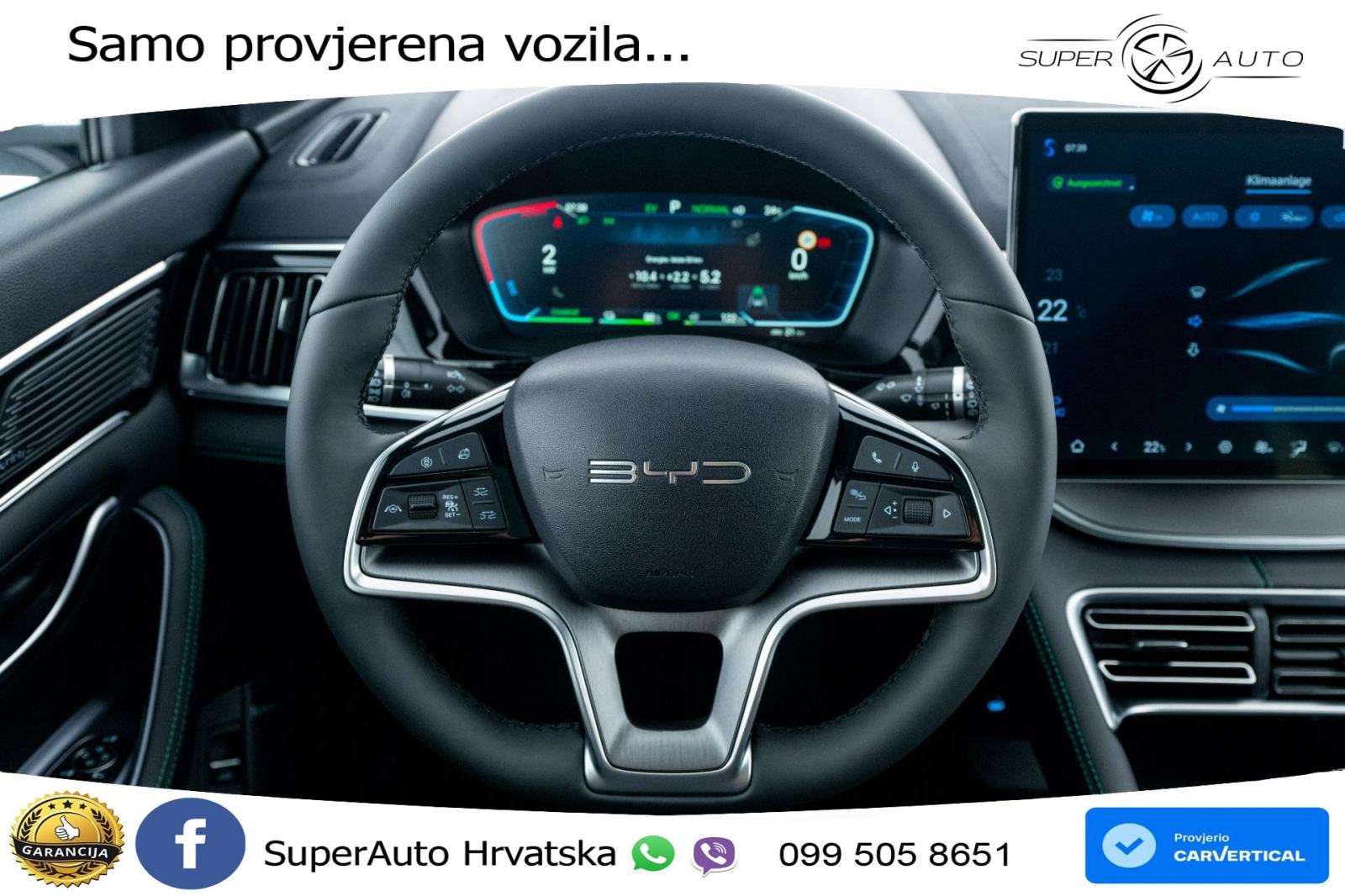 NOVO BYD Seal U DM-i 1.5L AWD Aut. Design 324 KS, ACC+360+GR SJED+PANO, fotografija 8