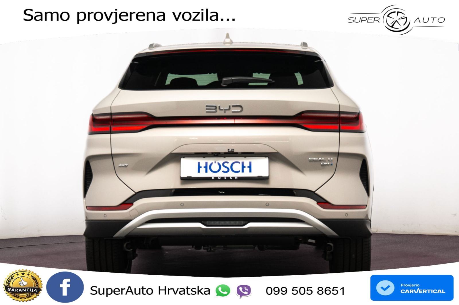 NOVO BYD Seal U DM-i 1.5L AWD Aut. Design 324 KS, LED+ACC+GR SJED+HEAD, fotografija 4