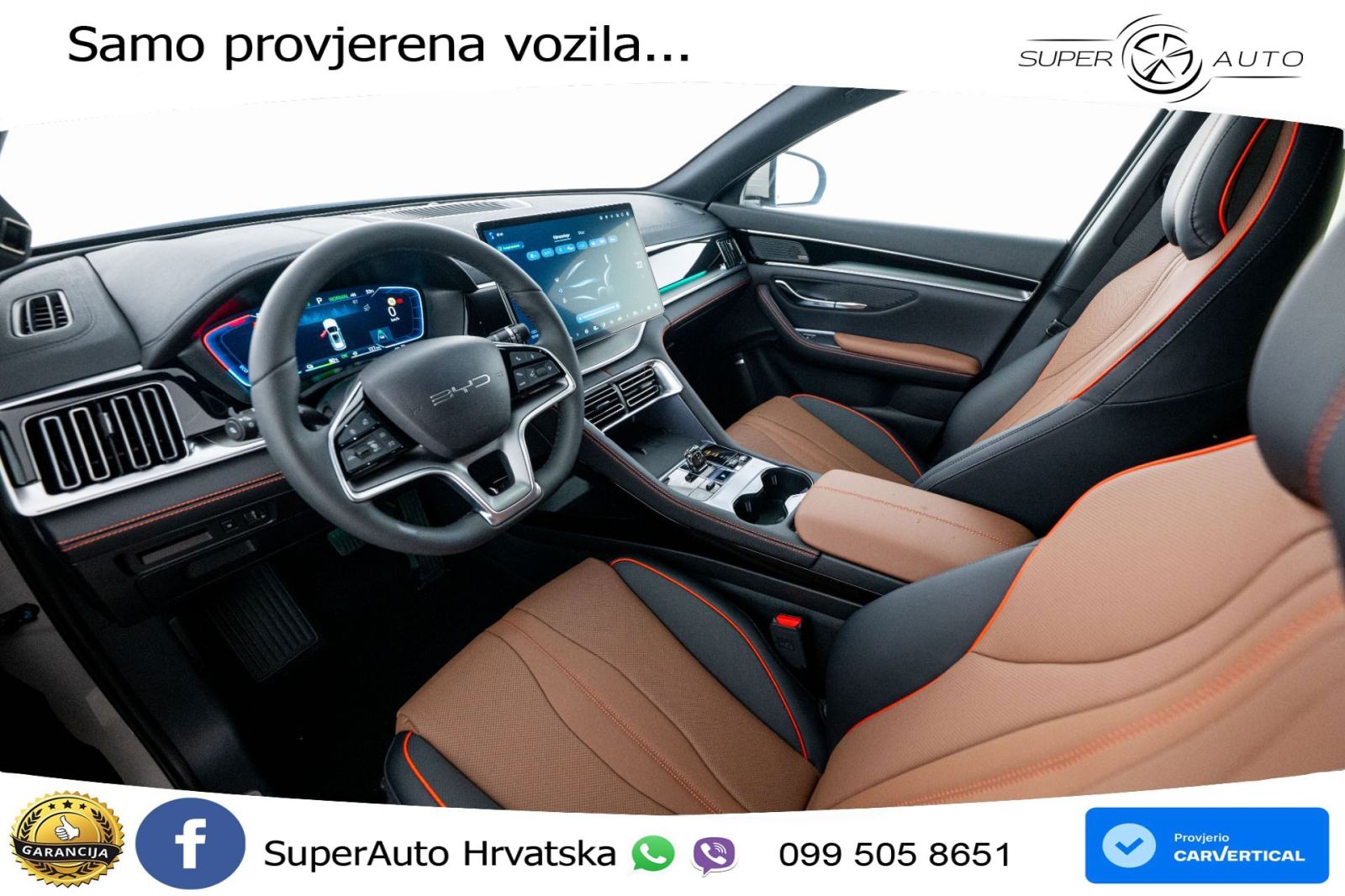 NOVO BYD Seal U DM-i 1.5L AWD Aut. Design 324 KS, LED+ACC+GR SJED+HEAD, fotografija 12