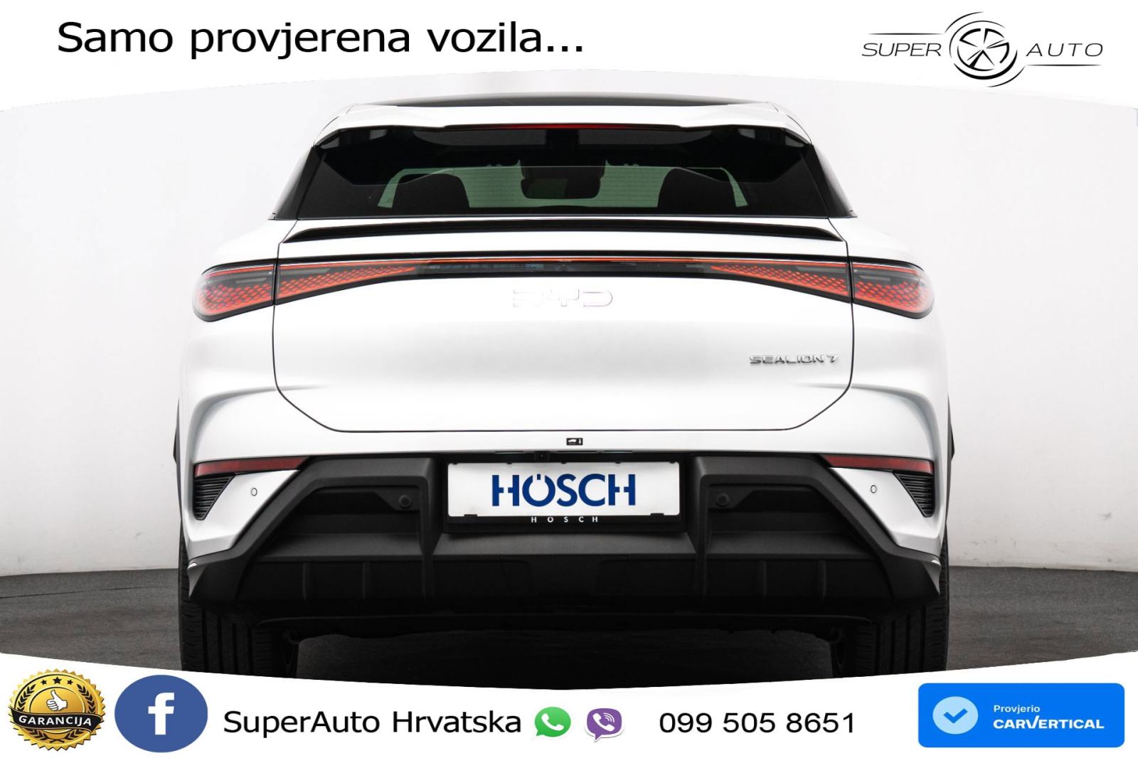 NOVO BYD Sealion 7 82.5 kWh Comfort 313 KS, ACC+360+4xGR SJED+PANO+VIR, fotografija 6