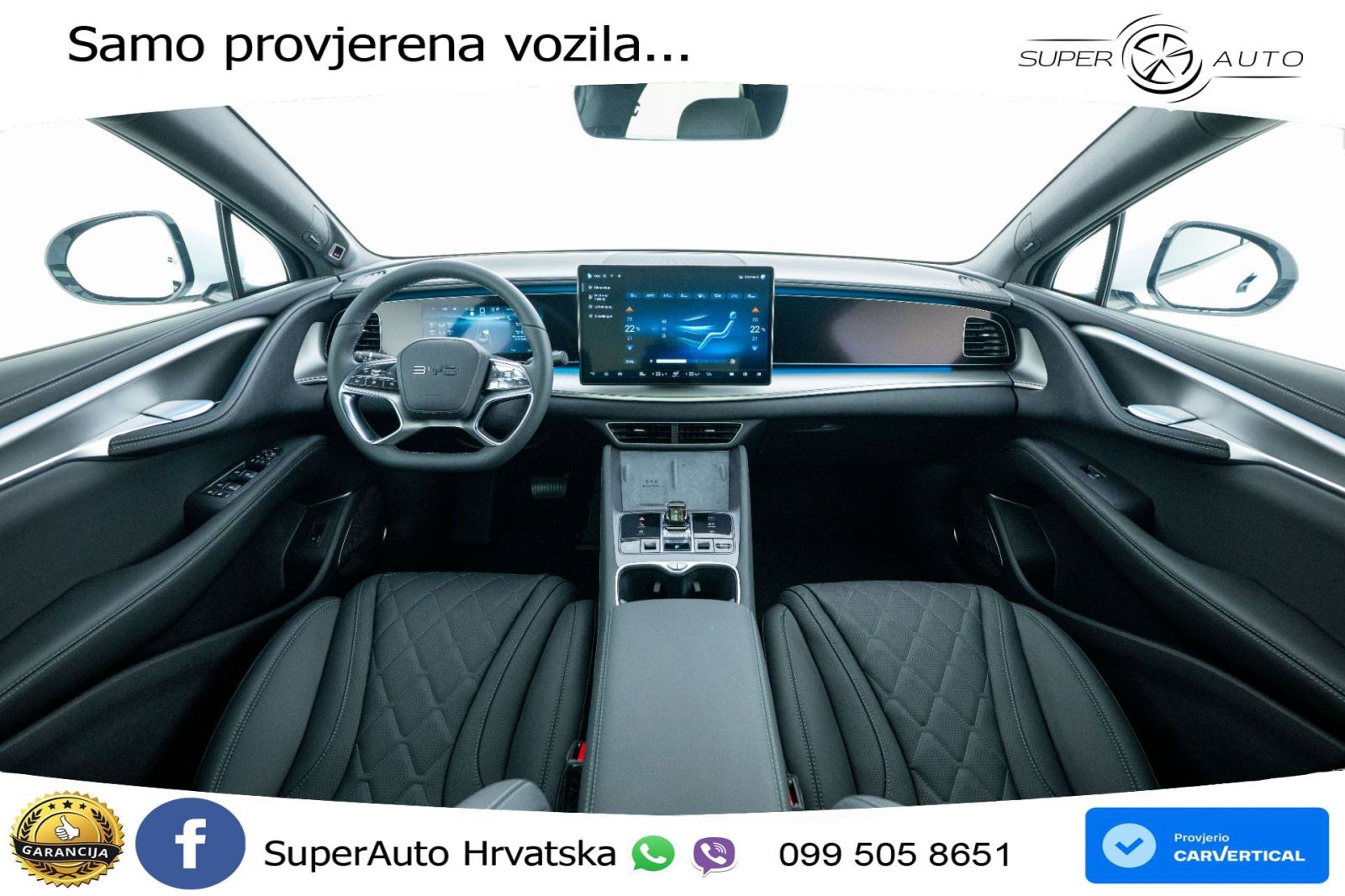 NOVO BYD Sealion 7 82.5 kWh Comfort 313 KS, ACC+360+4xGR SJED+PANO+VIR, fotografija 7