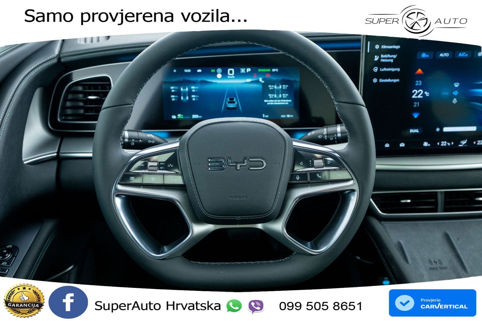 NOVO BYD Sealion 7 82.5 kWh Comfort 313 KS, ACC+360+4xGR SJED+PANO+VIR, fotografija 8