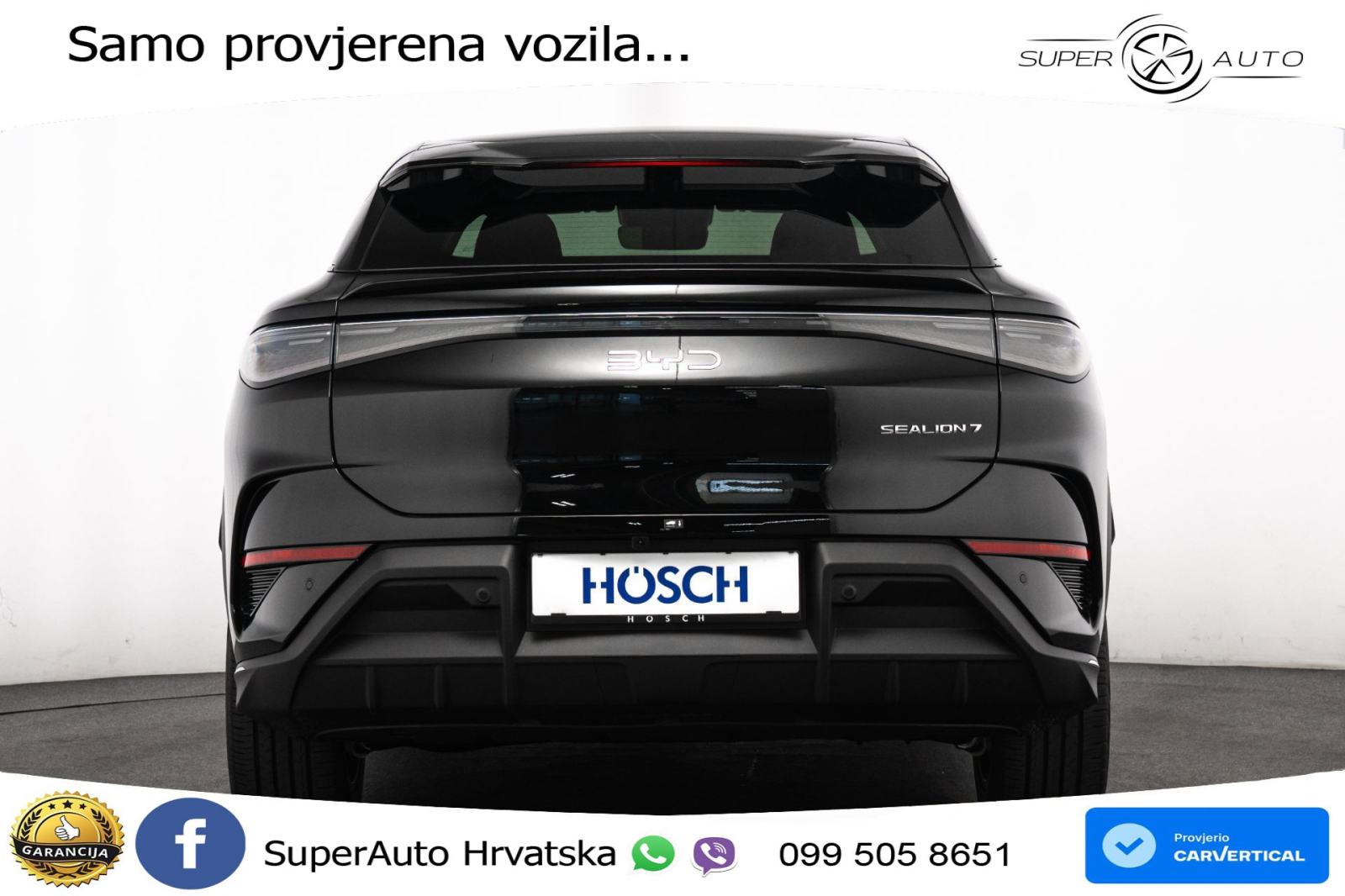 NOVO BYD Sealion 7 82,5 kWh Comfort 313 KS, LED+ACC+4xGR SJED+360+PANO, fotografija 4