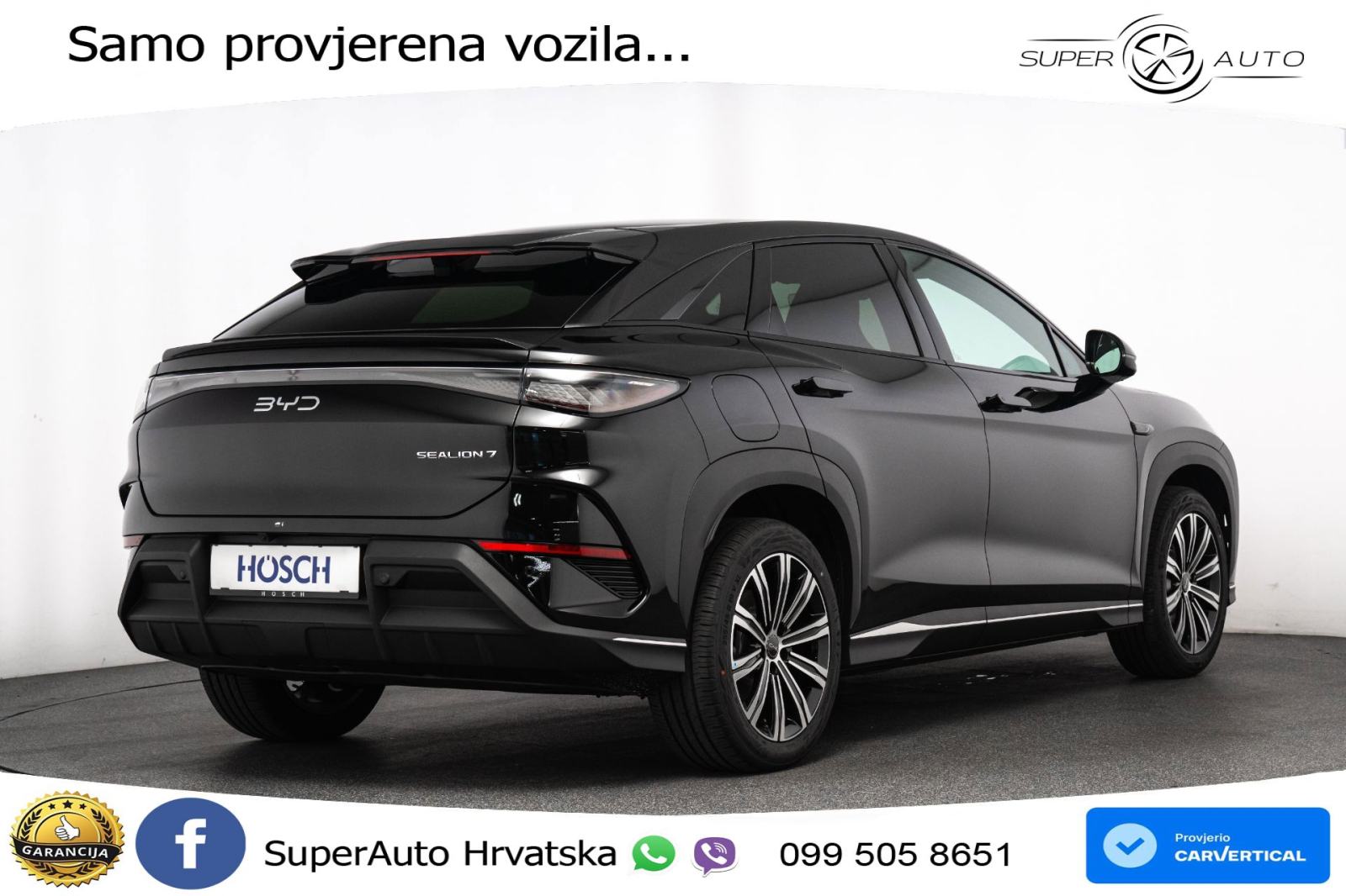 NOVO BYD Sealion 7 82,5 kWh Comfort 313 KS, LED+ACC+4xGR SJED+360+PANO, fotografija 5