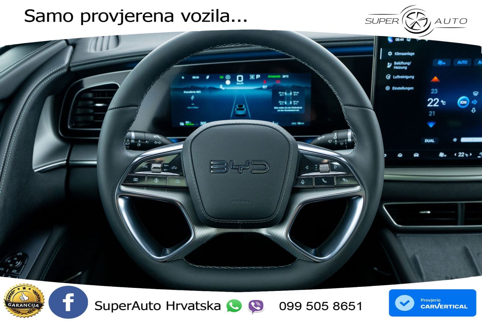 NOVO BYD Sealion 7 82,5 kWh Comfort 313 KS, LED+ACC+4xGR SJED+360+PANO, fotografija 7