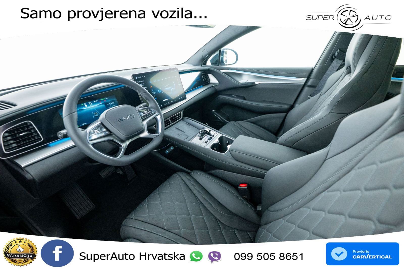 NOVO BYD Sealion 7 82,5 kWh Comfort 313 KS, LED+ACC+4xGR SJED+360+PANO, fotografija 12
