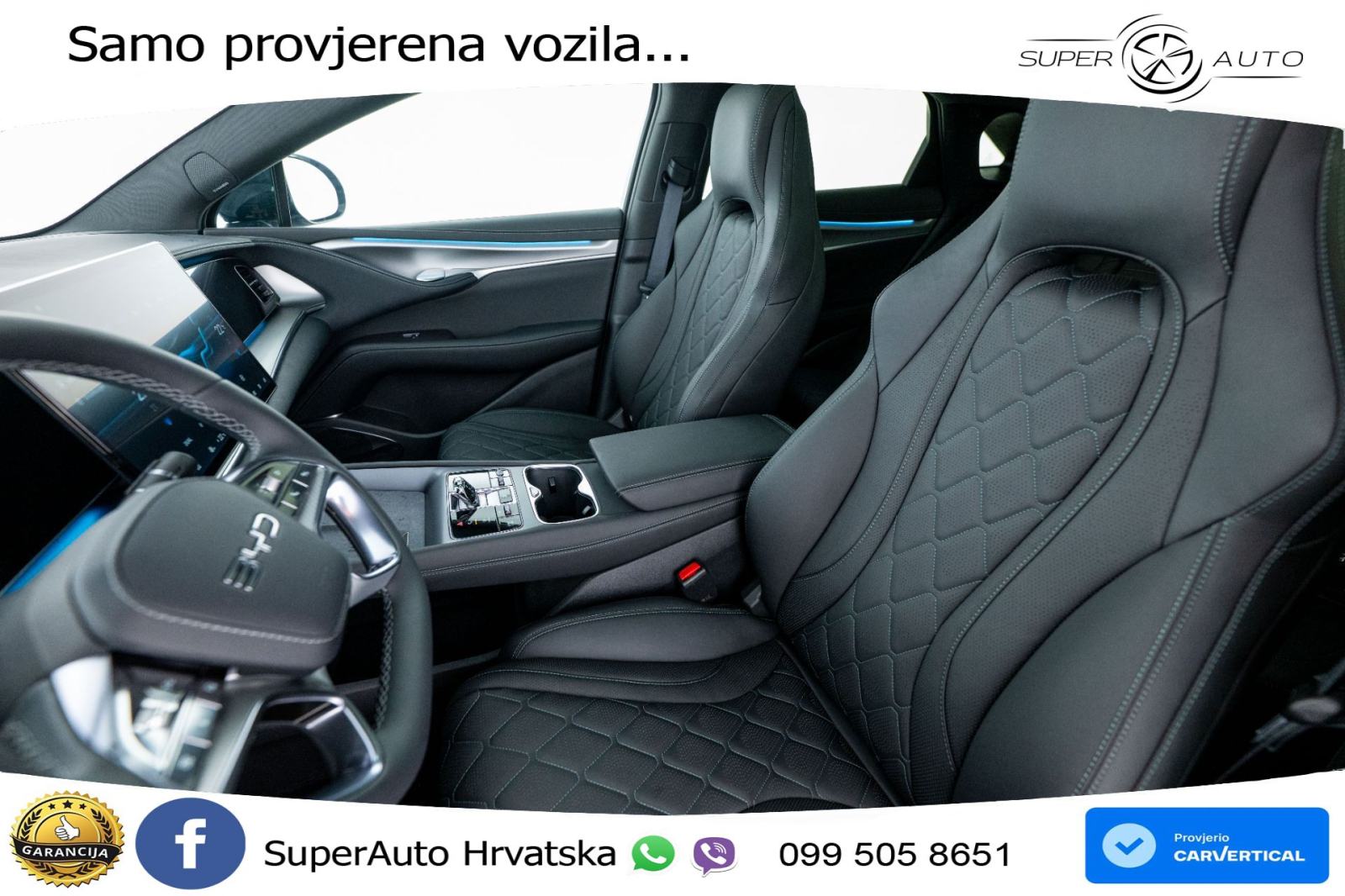 NOVO BYD Sealion 7 82,5 kWh Comfort 313 KS, LED+ACC+4xGR SJED+360+PANO, fotografija 13