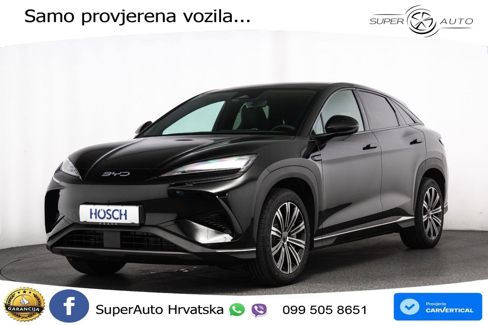 NOVO BYD Sealion 7 82,5 kWh Comfort 313 KS, LED+ACC+4xGR SJED+360+PANO