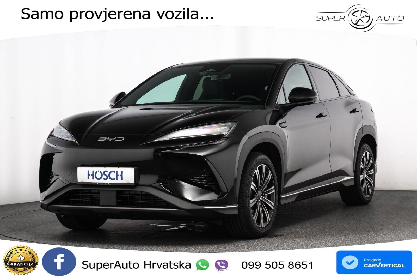 NOVO BYD Sealion 7 82,5 kWh Comfort 313 KS, LED+ACC+4xGR SJED+360+PDC, fotografija 1