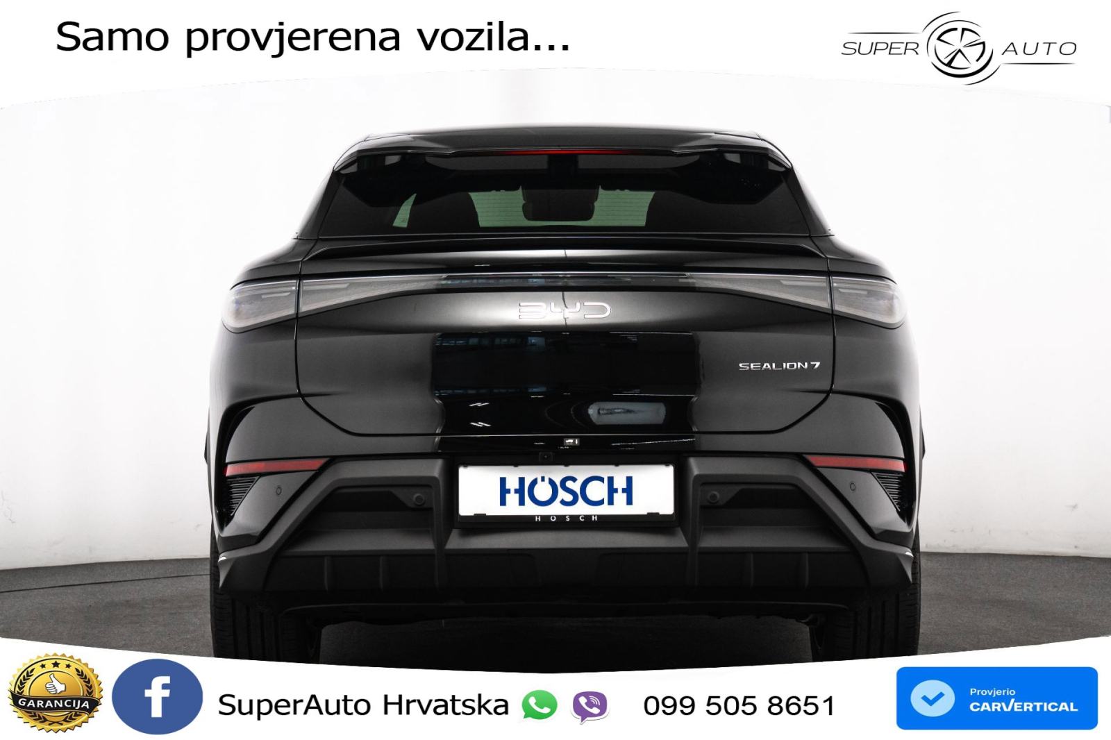 NOVO BYD Sealion 7 82,5 kWh Comfort 313 KS, LED+ACC+4xGR SJED+360+PDC, fotografija 4