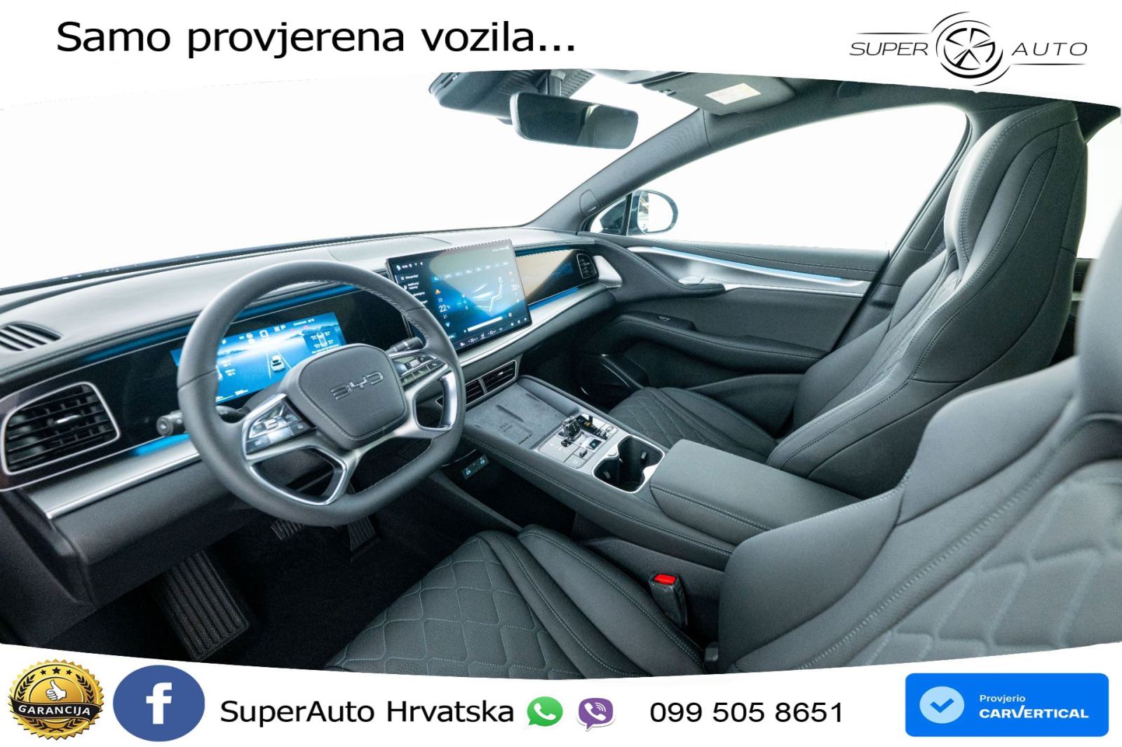 NOVO BYD Sealion 7 82,5 kWh Comfort 313 KS, LED+ACC+4xGR SJED+360+PDC, fotografija 11