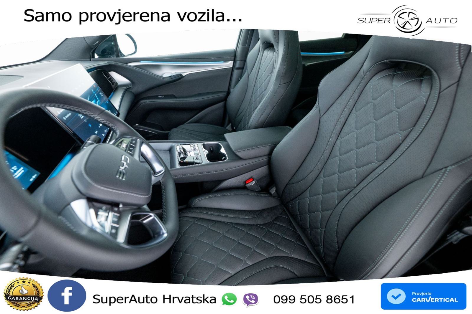 NOVO BYD Sealion 7 82,5 kWh Comfort 313 KS, LED+ACC+4xGR SJED+360+PDC, fotografija 12
