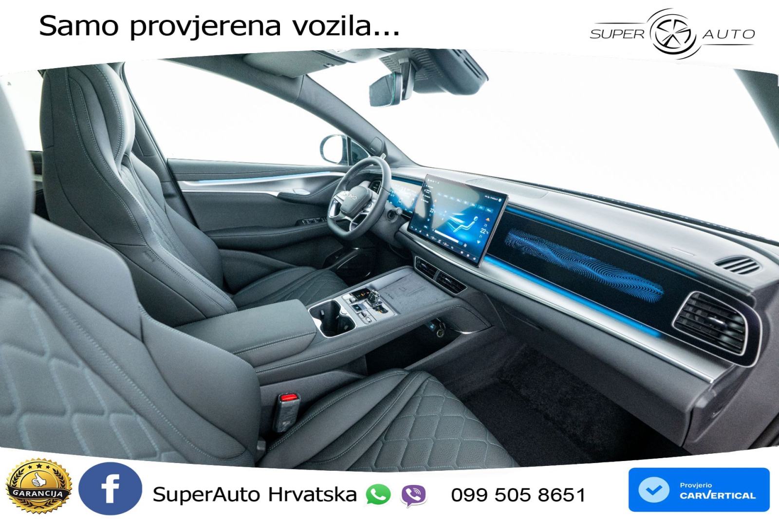 NOVO BYD Sealion 7 82,5 kWh Comfort 313 KS, LED+ACC+4xGR SJED+360+PDC, fotografija 14