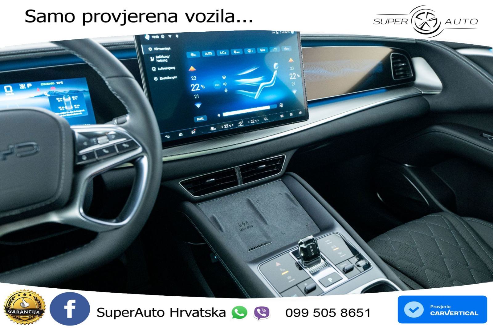 NOVO BYD Sealion 7 82,5 kWh Comfort 313 KS, LED+ACC+4xGR SJED+360+PDC, fotografija 15