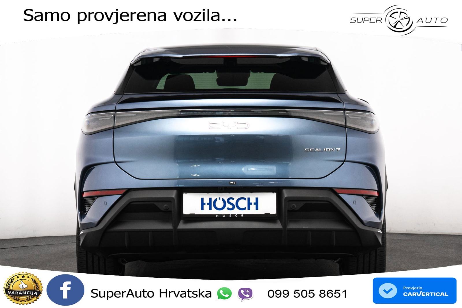 NOVO BYD Sealion 7 82,5 kWh Comfort 313 KS, LED+ACC+GR SJED+360+PDC, fotografija 4