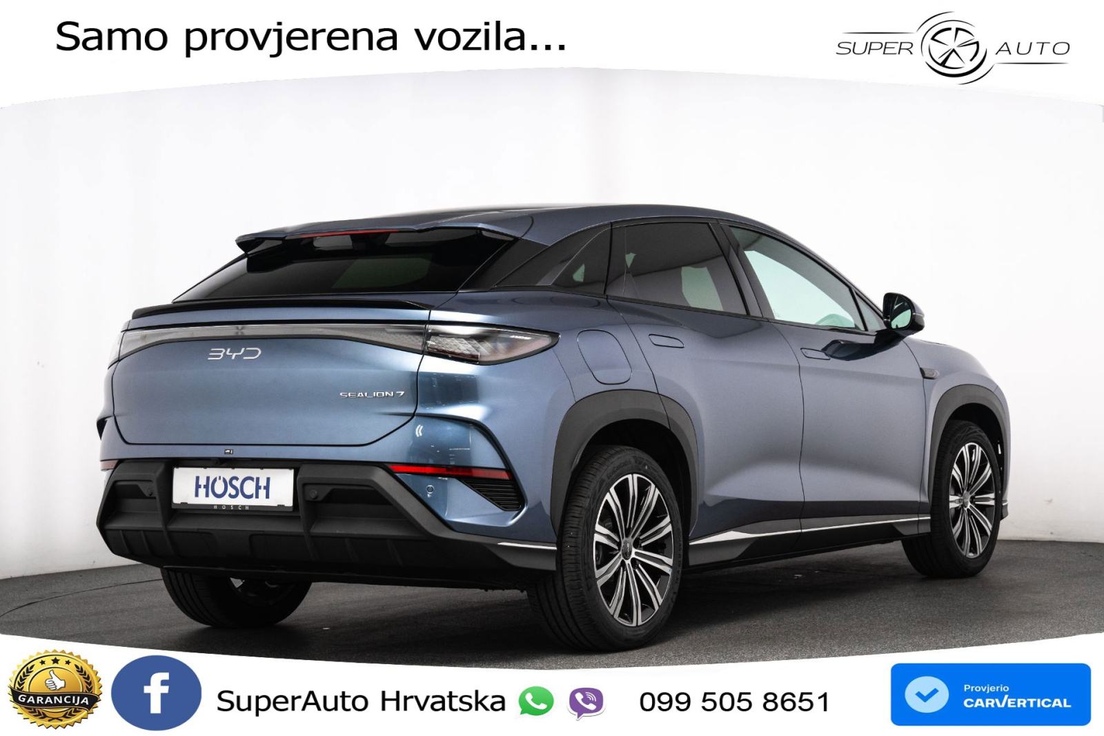 NOVO BYD Sealion 7 82,5 kWh Comfort 313 KS, LED+ACC+GR SJED+360+PDC, fotografija 5