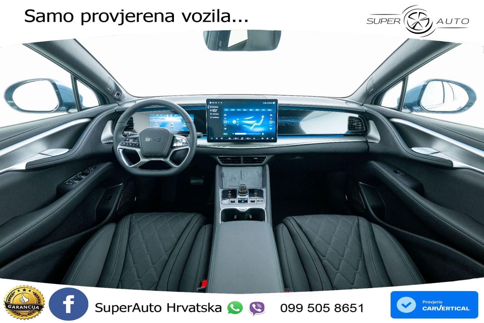 NOVO BYD Sealion 7 82,5 kWh Comfort 313 KS, LED+ACC+GR SJED+360+PDC, fotografija 6