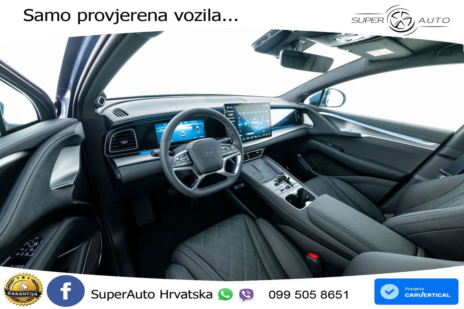 NOVO BYD Sealion 7 82,5 kWh Comfort 313 KS, LED+ACC+GR SJED+360+PDC, fotografija 12