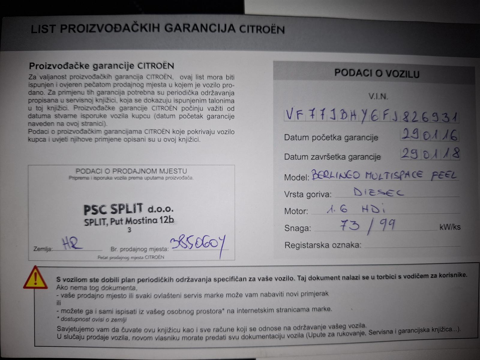 Citroën Berlingo BlueHDi- SAMO 41400 km, fotografija 16