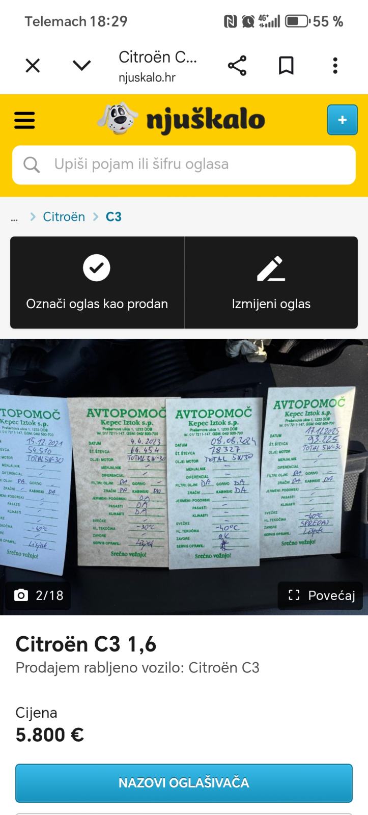 Citroën C3 1,6, fotografija 6
