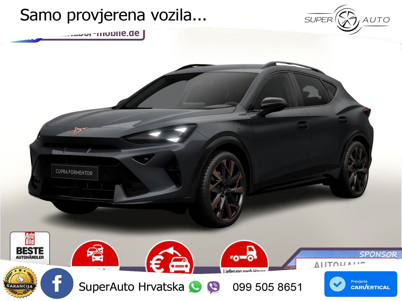 Cupra Formentor 1.5 TSI (204 KS) e-Hybrid DSG LED+ACC