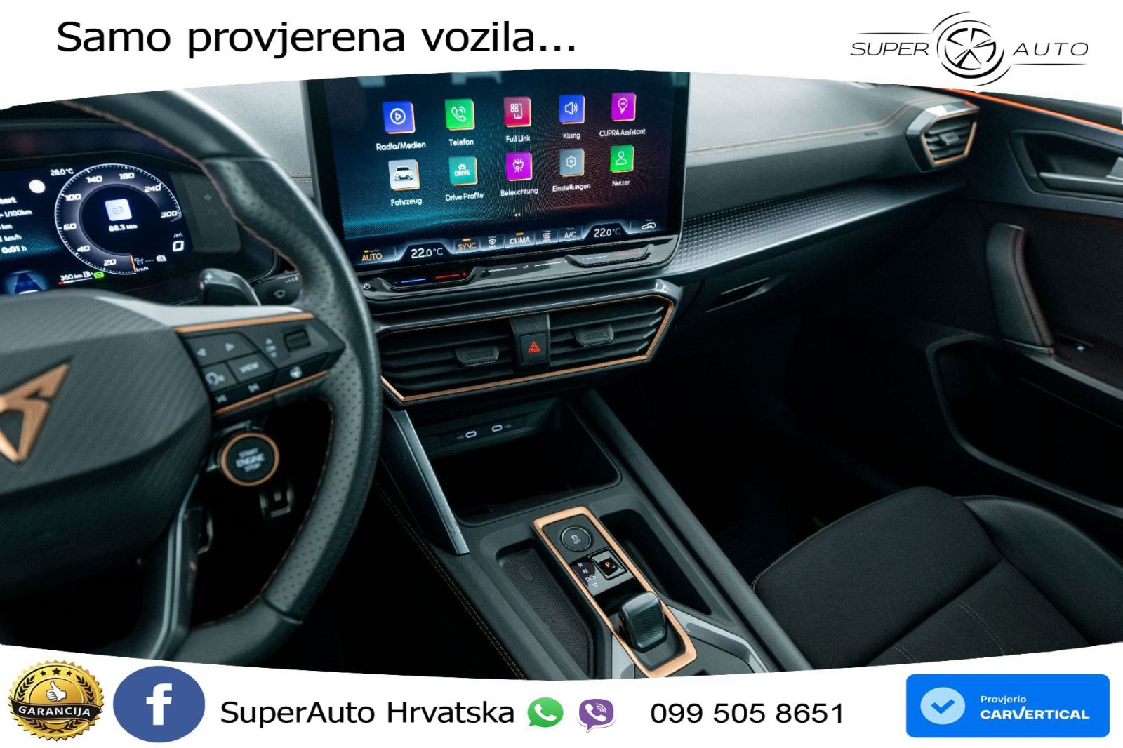 Cupra Leon SP 2.0 TDI DSG Edge 150 KS, ACC+KAM+VIRT+NAVI, fotografija 13