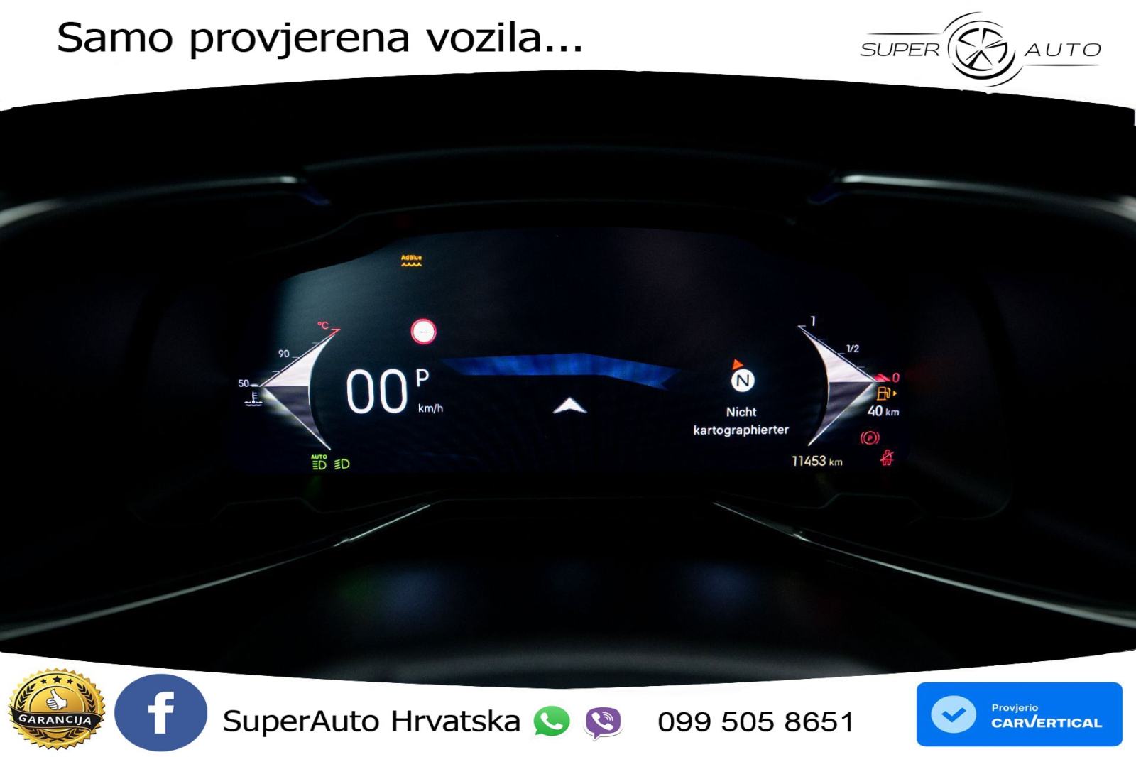DS7 Crossback 1.5 BlueHDi Aut. 131 KS, KAM+GR SJED+VIRT+NAVI, fotografija 11
