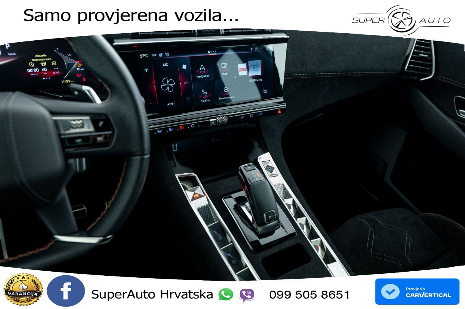 DS7 Crossback 1.5 BlueHDi Aut. 131 KS, KAM+GR SJED+VIRT+NAVI, fotografija 15