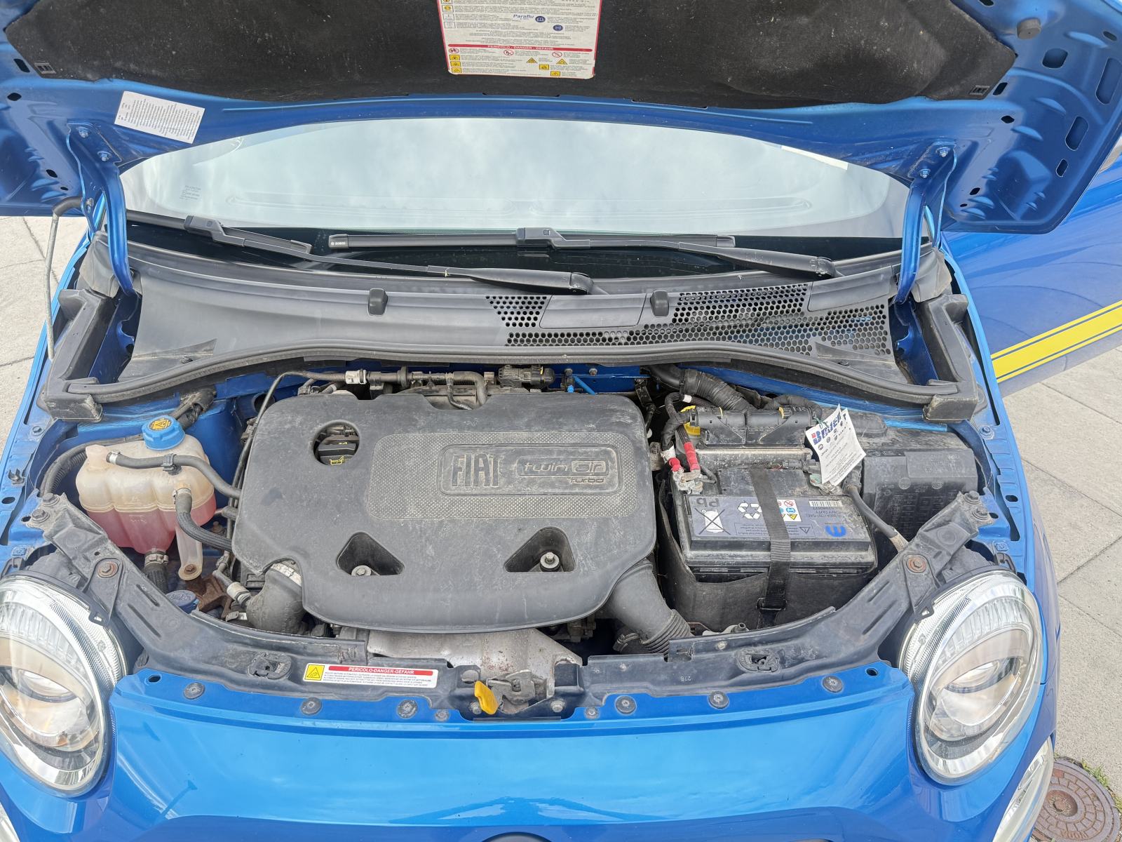 FIAT 500 TWIN AIR SPORT* 105KS* REG 3/27*AUT KLIMA*KOZA* VIRTUAL* ALU, fotografija 17