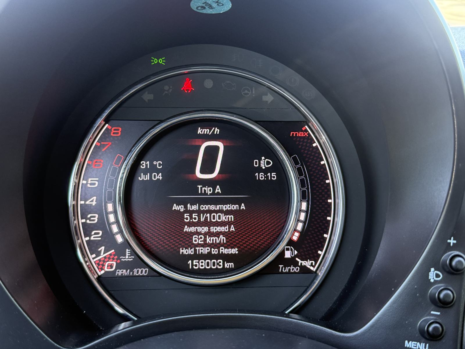 FIAT 500 TWIN AIR SPORT* 105KS* REG 3/27*AUT KLIMA*KOZA* VIRTUAL* ALU, fotografija 15