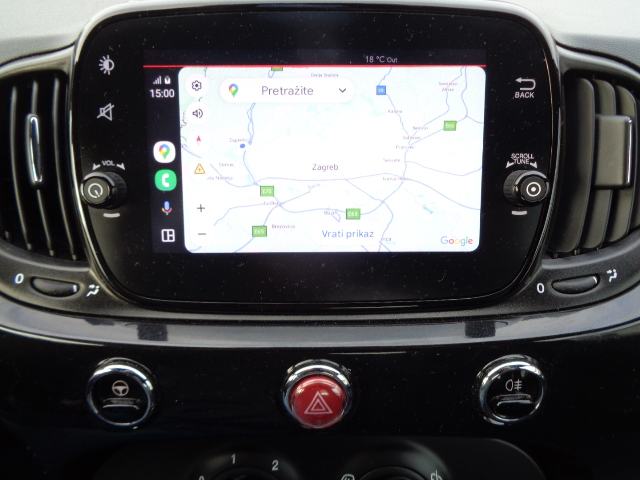 Fiat 500 1,0 MH Club/Klima/Tempo/7xAB/DAB Radio/APPlay/MFU/Reg 07/26, fotografija 17