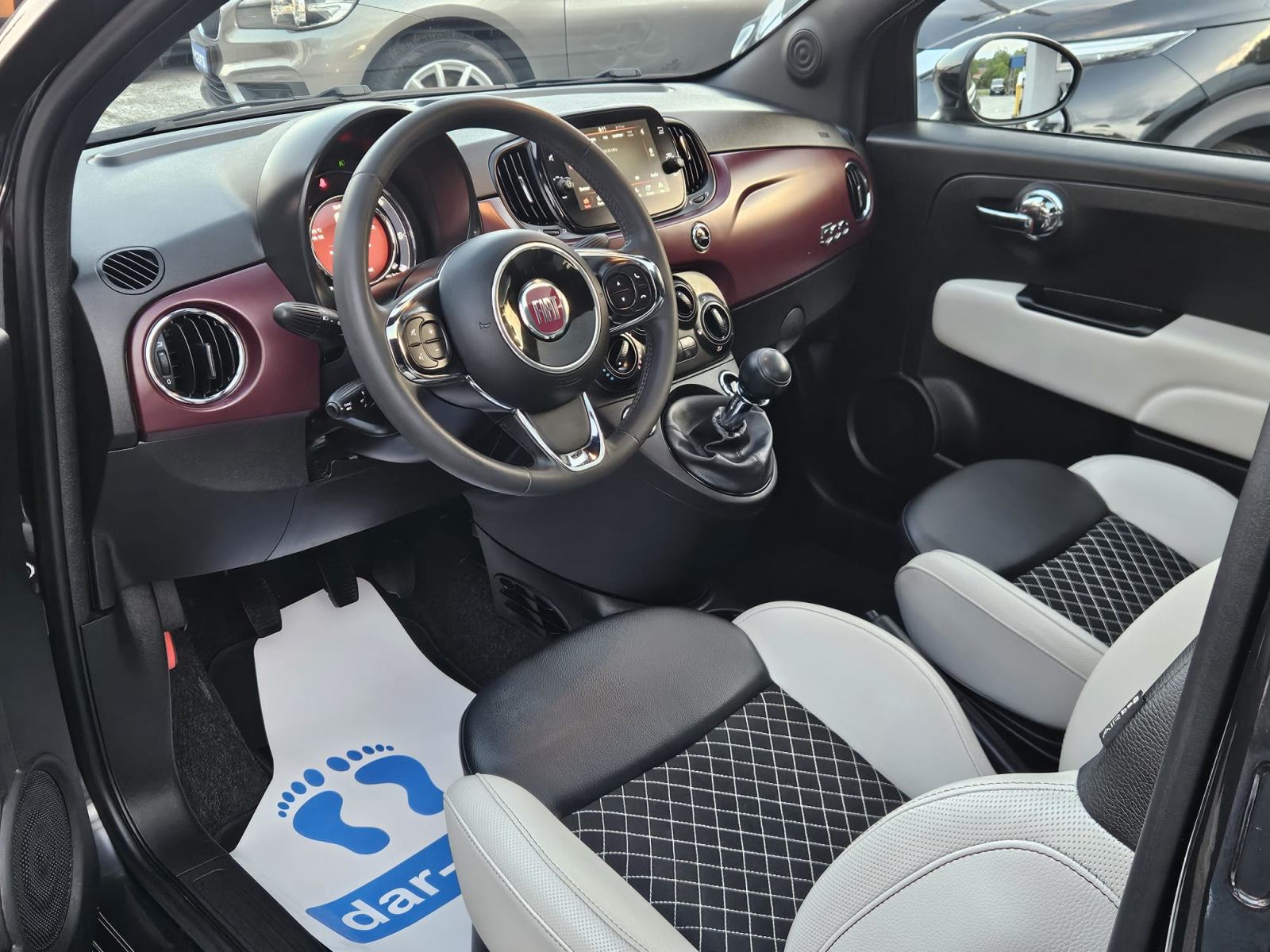 Fiat 500 1,2 8V"SPORT"-2020g.--PANORAMA-KOŽA-TOP STANJE-GARANCIJA, fotografija 15